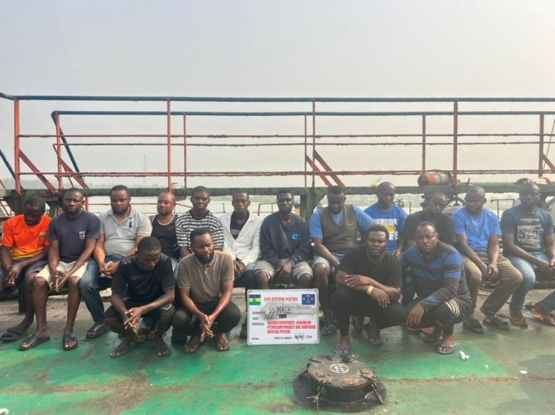 Strategic Measures Yield Results: 40 Suspects Apprehended, 2 Vessels Seized in Crackdown on Oil Theft