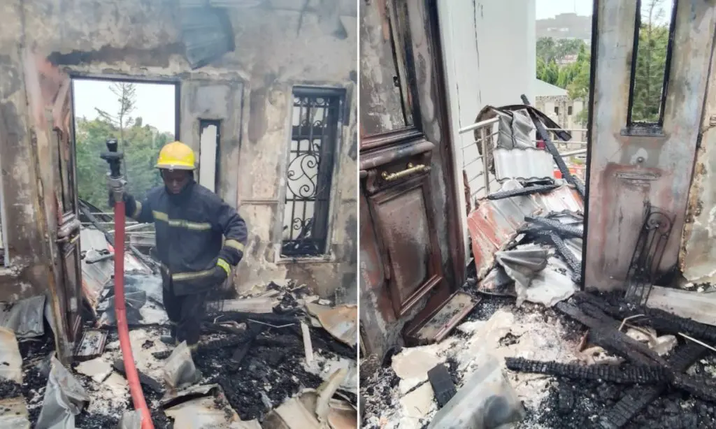 Minister of State FCT’s Residence Destroyed in Fire Outbreak