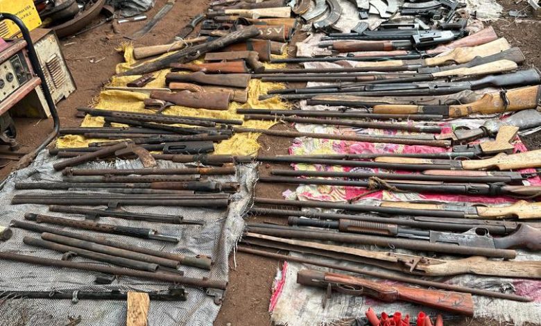 DISCOVERY OF GUN MANUFACTURING FACILITY BY MILITARY IN DELTA STATE