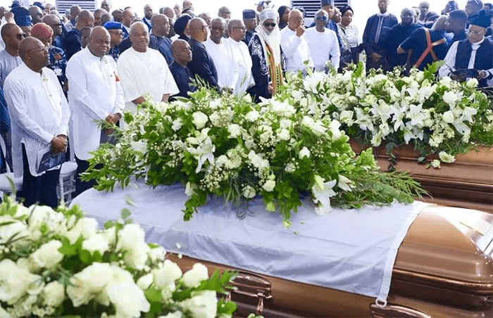 HERBERT, HIS SPOUSE, AND OFFSPRING LAID TO REST IN RIVERS