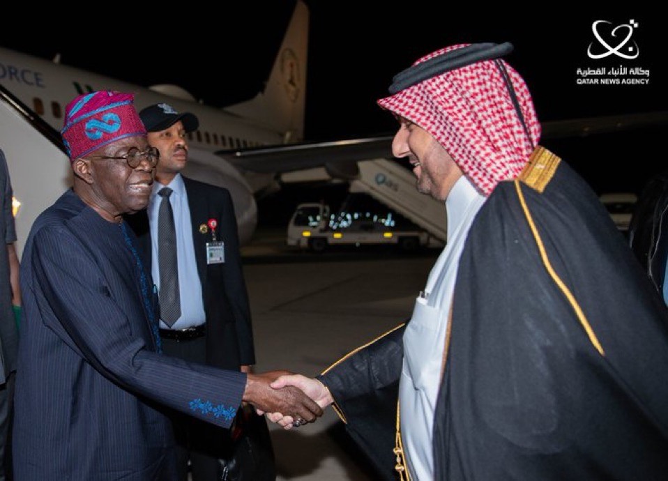 PRESIDENT TINUBU’S SOJOURN TO QATAR FOR OFFICIAL DIPLOMATIC ENGAGEMENT