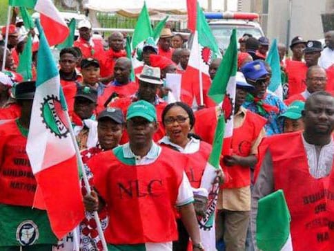 NLC PROTESTS AT LABOUR PARTY’S NATIONAL HEADQUARTERS OVER ABURE’S TENURE