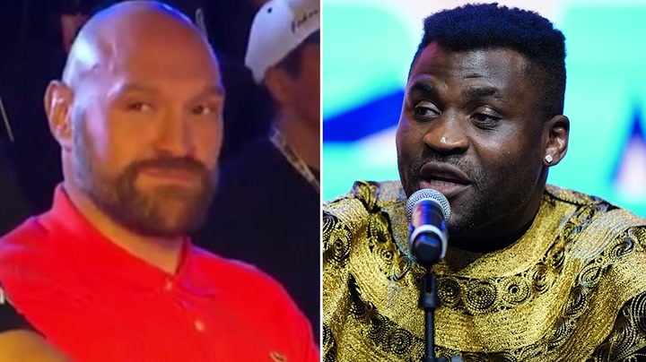 FRANCIS NGANNOU CLASHES WITH TYSON FURY AT NEWS CONFERENCE