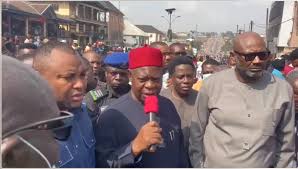 Delta Deputy Gov Visits Explosion Scene