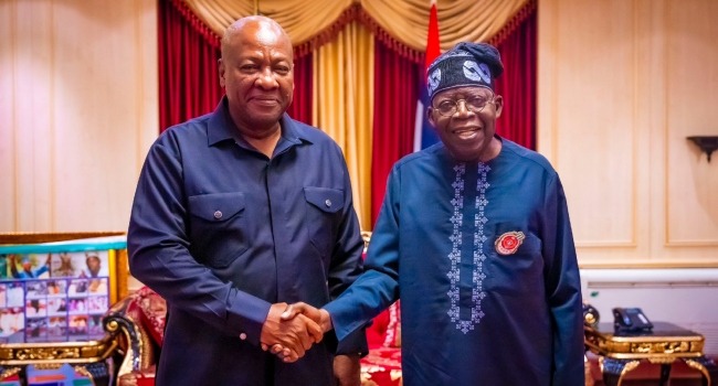 Tinubu Extends Unwavering Support to Ghana’s Newly Inaugurated President, Mahama