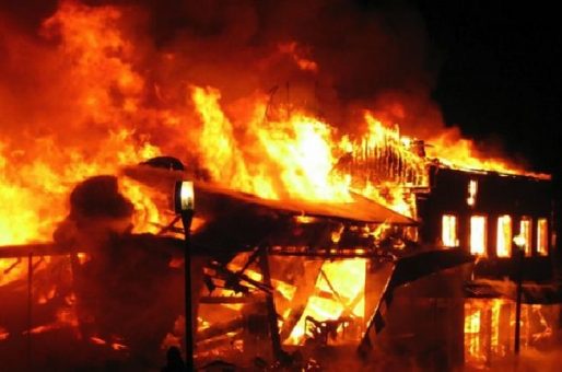 Angry Youths Burn Ondo Police Station in Protest