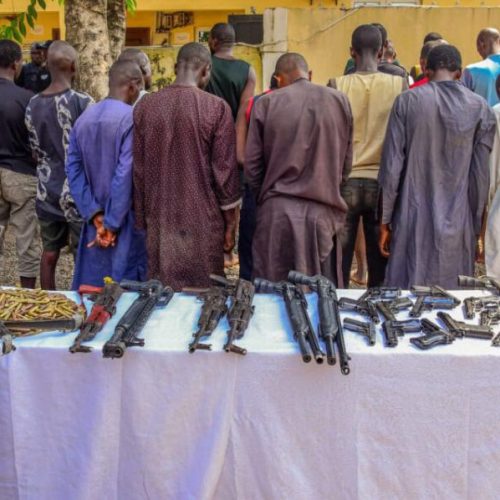 POLICE PARADE NOTORIOUS KIDNAPPER IN ABUJA