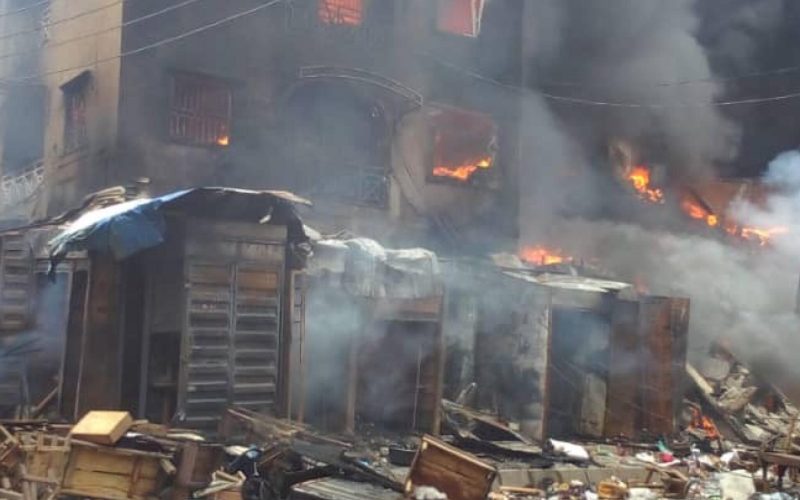 Repeat Fire Incident Engulfs Dosumu Market in Lagos Island within a Span of Three Weeks