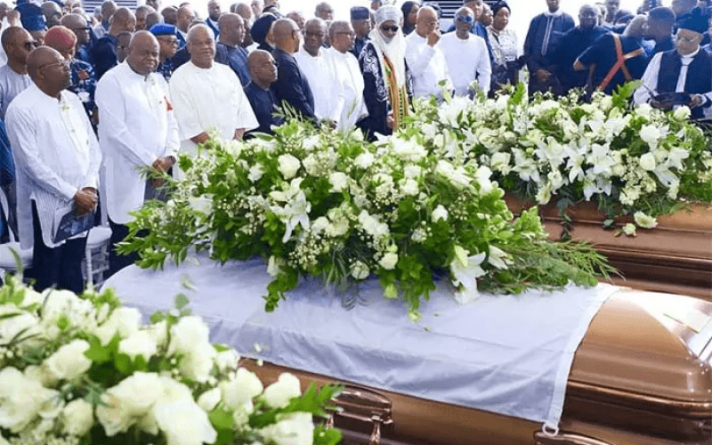 HERBERT, HIS SPOUSE, AND OFFSPRING LAID TO REST IN RIVERS