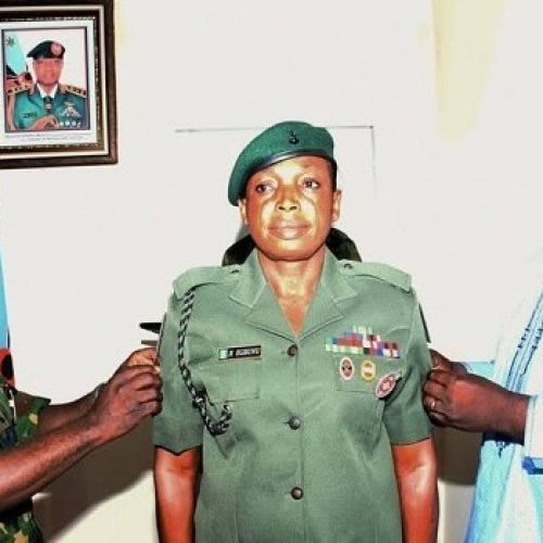 Army Decorates First Female Infantry Corps Officer