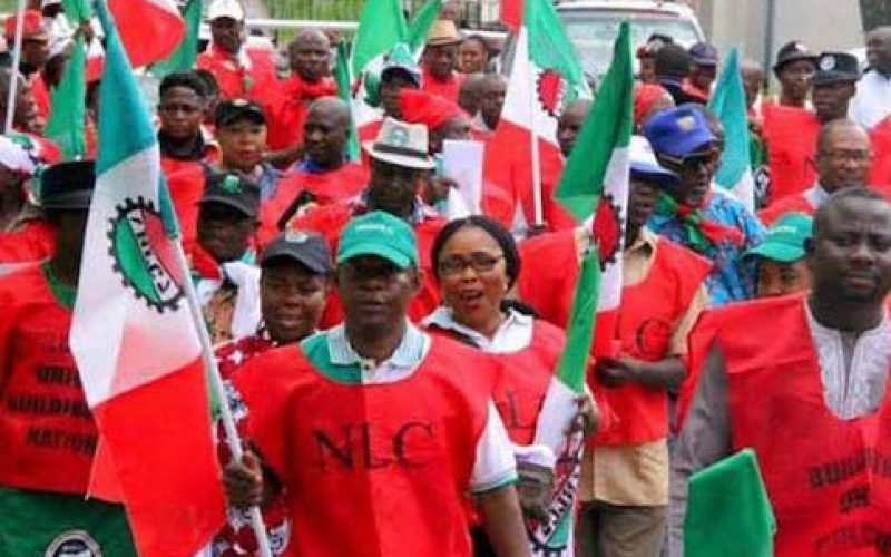 NLC PROTESTS AT LABOUR PARTY’S NATIONAL HEADQUARTERS OVER ABURE’S TENURE