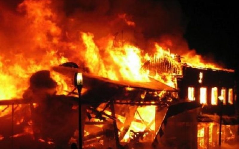 Angry Youths Burn Ondo Police Station in Protest