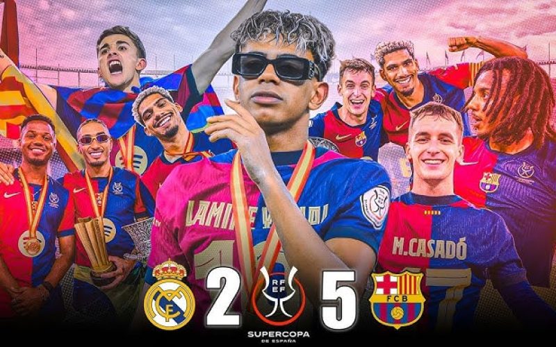 Barcelona Demolish Real Madrid in Thrilling Spanish Super Cup Showdown