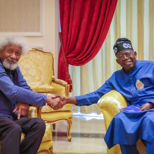 PROF. SOYINKA PROMISE TO EVALUATE THE EFFECTIVENESS OF PRESIDENT TINUBU’S GOVERNMENT AFTER ONE YEAR